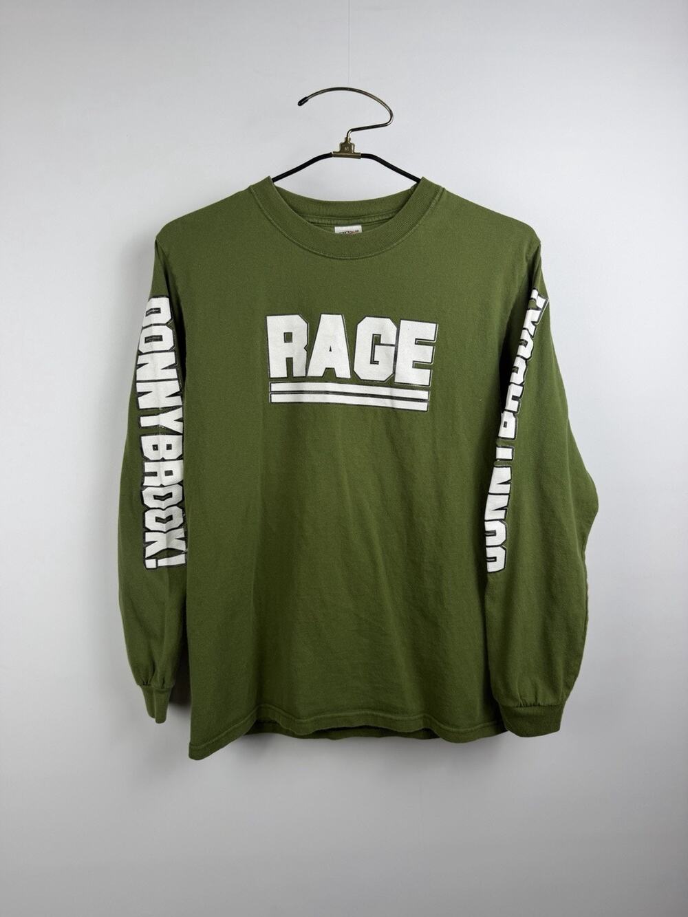 Vintage 2005 Donnybrook LA Hardcore Long Sleeve Kings Of Rage Tour Small 19x26